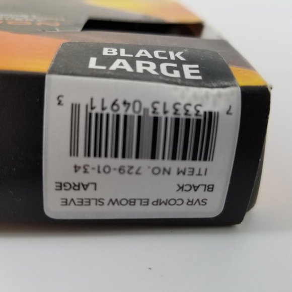 Shock Dr Elbow SVR Support Compression Sleeve L 10.25" - 11.25" Black Swiss NEW - Picture 9 of 10